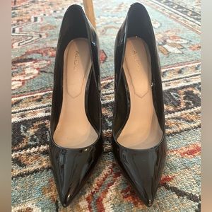 Black Patent Leather Pumps